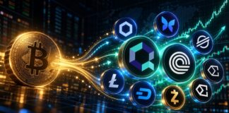 Kapitalrotation von Bitcoin in Altcoins mit Quant, Ondo, Chainlink, Morpho, Stellar, Ethena, Litecoin, Dash, Zcash und Canton vor steigenden Kurscharts