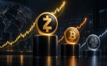 Zcash, Bitcoin und IOTA vor steigenden Kurscharts am Kryptomarkt