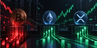 Bitcoin-ETF mit Abflüssen sowie Ethereum und XRP mit starken Kapitalzuflüssen im Krypto-Markt