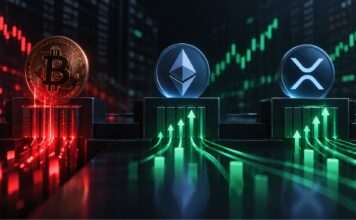 Bitcoin-ETF mit Abflüssen sowie Ethereum und XRP mit starken Kapitalzuflüssen im Krypto-Markt
