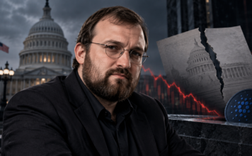 Nach CLARITY-Niederlage: Cardano-Gründer gibt Trump und der Krypto-Lobby Mitschuld Cardano-Gründer Charles Hoskinson vor dem US-Kapitol nach dem Scheitern des CLARITY Act