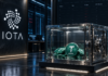 IOTA-Mainnet: Rätselhafte Börse sammelt fast den gesamten USDT0-Bestand ein IOTA-Logo neben einem Tresor mit USDT0-Token und einer Handelstafel ohne aktive Märkte.