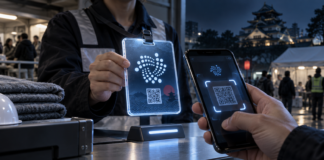IOTA-basierter digitaler Identitätsnachweis wird in einer japanischen Notunterkunft per QR-Code überprüft