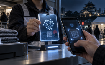 IOTA-basierter digitaler Identitätsnachweis wird in einer japanischen Notunterkunft per QR-Code überprüft