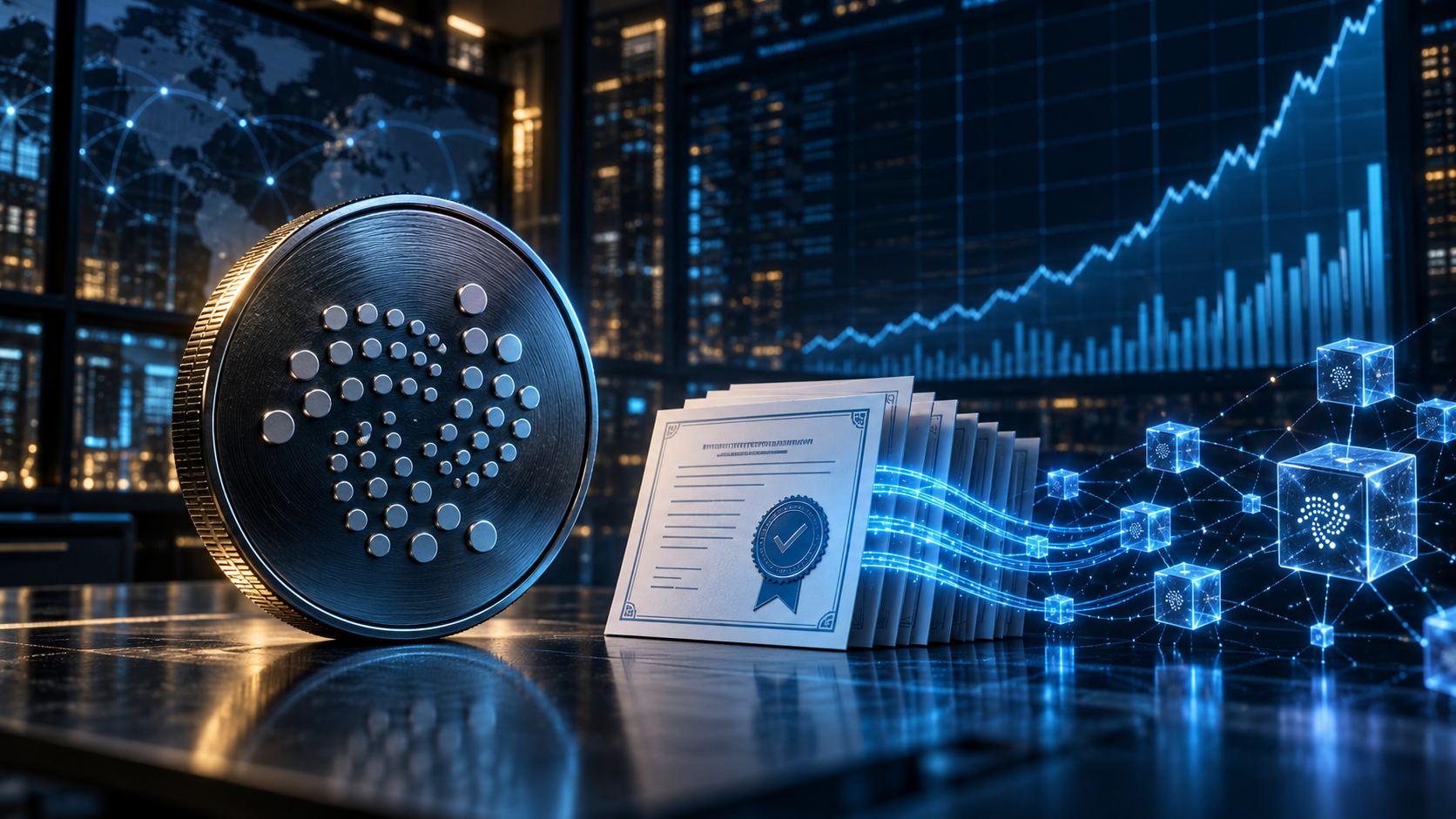 IOTA-Symbol, digitale Zertifikate und steigende On-Chain-Aktivität von TuringCerts