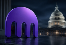 Kraken-Symbol vor dem US-Kapitol zum CLARITY Act