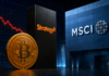 Strategy streitet mit MSCI: Drohen Milliardenabflüsse bei Bitcoin? Bitcoin zwischen Strategy und MSCI vor einer fallenden Indexkurve