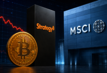 Bitcoin zwischen Strategy und MSCI vor einer fallenden Indexkurve