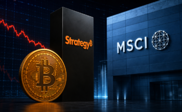 Strategy streitet mit MSCI: Drohen Milliardenabflüsse bei Bitcoin? Bitcoin zwischen Strategy und MSCI vor einer fallenden Indexkurve