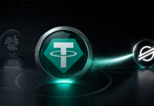 USDT0 kündigt neuen Start an – doch IOTA wartet weiter USDT0-Logo mit Verbindung zum Stellar-Netzwerk und IOTA-Logo im Hintergrund