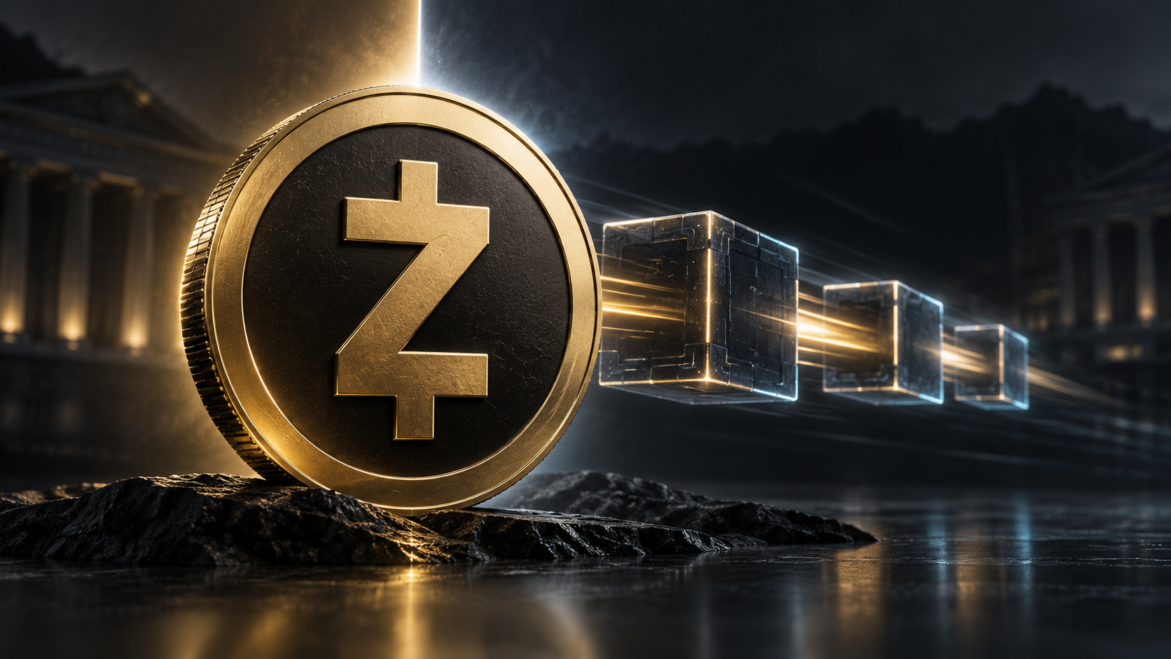 Zcash-Münze mit beschleunigten Blockchain-Blöcken vor dem NU7-Upgrade