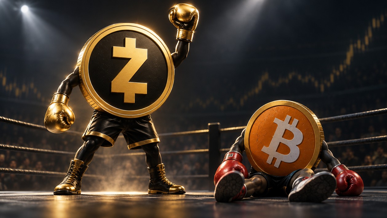 Zcash triumphiert im Krypto-Boxring über Bitcoin und unterstreicht die starke ZEC-Performance.