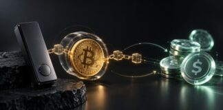 Ledger-Hardware-Wallet mit Wrapped Bitcoin als Sicherheit und Stablecoins für einen Krypto-Kredit über Morpho